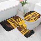 Hawthorn Hawks Bathroom Set Modern Geometric Sports Graphic Style