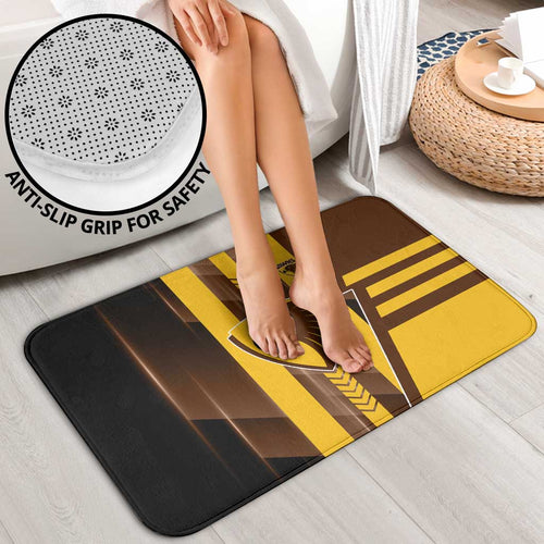 Hawthorn Hawks Bathroom Set Modern Geometric Sports Graphic Style