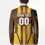 Personalized Hawthorn Hawks Blazer Modern Geometric Sports Graphic Style