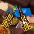 Personalized Hawthorn Hawks 4 in 1 Can Cooler Tumbler Modern Geometric Sports Graphic Style