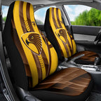 Hawthorn Hawks Car Seat Cover Modern Geometric Sports Graphic Style