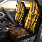 Hawthorn Hawks Car Seat Cover Modern Geometric Sports Graphic Style