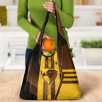 Hawthorn Hawks Grocery Bag Modern Geometric Sports Graphic Style