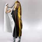 Hawthorn Hawks Hooded Blanket Modern Geometric Sports Graphic Style