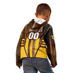 Personalized Hawthorn Hawks Kid Hoodie Modern Geometric Sports Graphic Style