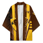 Personalized Hawthorn Hawks Kimono Modern Geometric Sports Graphic Style