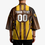 Personalized Hawthorn Hawks Kimono Modern Geometric Sports Graphic Style