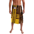 Personalized Hawthorn Hawks Lavalava Modern Geometric Sports Graphic Style