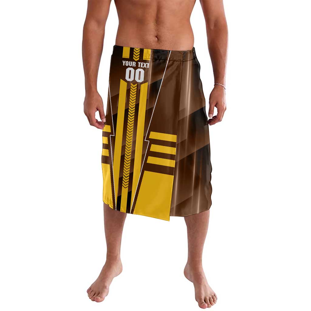 Personalized Hawthorn Hawks Lavalava Modern Geometric Sports Graphic Style