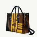 Hawthorn Hawks Leather Bag Modern Geometric Sports Graphic Style
