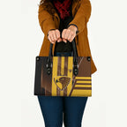 Hawthorn Hawks Leather Bag Modern Geometric Sports Graphic Style