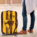 Hawthorn Hawks Luggage Cover Modern Geometric Sports Graphic Style