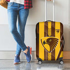 Hawthorn Hawks Luggage Cover Modern Geometric Sports Graphic Style