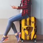 Hawthorn Hawks Luggage Cover Modern Geometric Sports Graphic Style