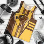 Personalized Hawthorn Hawks Men Tank Top Modern Geometric Sports Graphic Style