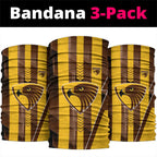 Hawthorn Hawks Neck Gaiter Modern Geometric Sports Graphic Style