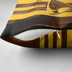 Hawthorn Hawks Pillow Cover Modern Geometric Sports Graphic Style
