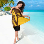 Hawthorn Hawks Sarong Modern Geometric Sports Graphic Style