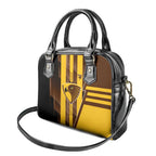 Hawthorn Hawks Shoulder Handbag Modern Geometric Sports Graphic Style
