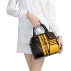 Hawthorn Hawks Shoulder Handbag Modern Geometric Sports Graphic Style