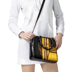 Hawthorn Hawks Shoulder Handbag Modern Geometric Sports Graphic Style