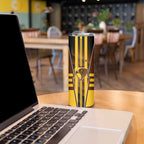 Personalized Hawthorn Hawks Skinny Tumbler Modern Geometric Sports Graphic Style