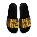 Hawthorn Hawks Slide Sandals Modern Geometric Sports Graphic Style
