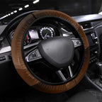 Hawthorn Hawks Steering Wheel Cover Modern Geometric Sports Graphic Style