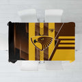 Hawthorn Hawks Tablecloth Modern Geometric Sports Graphic Style