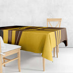 Hawthorn Hawks Tablecloth Modern Geometric Sports Graphic Style
