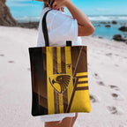 Hawthorn Hawks Tote Bag Modern Geometric Sports Graphic Style