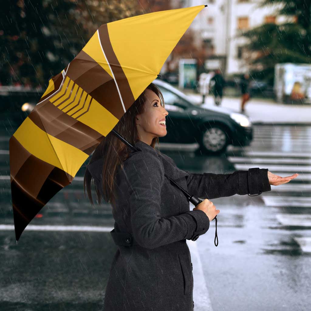Hawthorn Hawks Umbrella Modern Geometric Sports Graphic Style