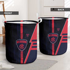 Melbourne Demons Laundry Basket Modern Geometric Sports Graphic Style