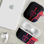 Melbourne Demons AirPods Case Modern Geometric Sports Graphic Style