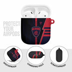 Melbourne Demons AirPods Case Modern Geometric Sports Graphic Style