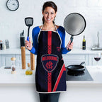 Melbourne Demons Apron Modern Geometric Sports Graphic Style