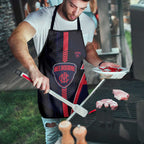 Melbourne Demons Apron Modern Geometric Sports Graphic Style