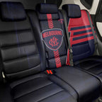 Melbourne Demons Back Car Seat Cover Modern Geometric Sports Graphic Style
