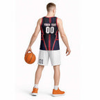 Personalized Melbourne Demons Basketball Jersey Modern Geometric Sports Graphic Style