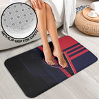 Melbourne Demons Bathroom Set Modern Geometric Sports Graphic Style
