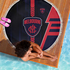 Melbourne Demons Beach Blanket Modern Geometric Sports Graphic Style