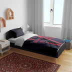 Melbourne Demons Bedding Set Modern Geometric Sports Graphic Style