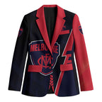 Personalized Melbourne Demons Blazer Modern Geometric Sports Graphic Style