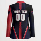 Personalized Melbourne Demons Blazer Modern Geometric Sports Graphic Style
