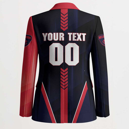 Personalized Melbourne Demons Blazer Modern Geometric Sports Graphic Style