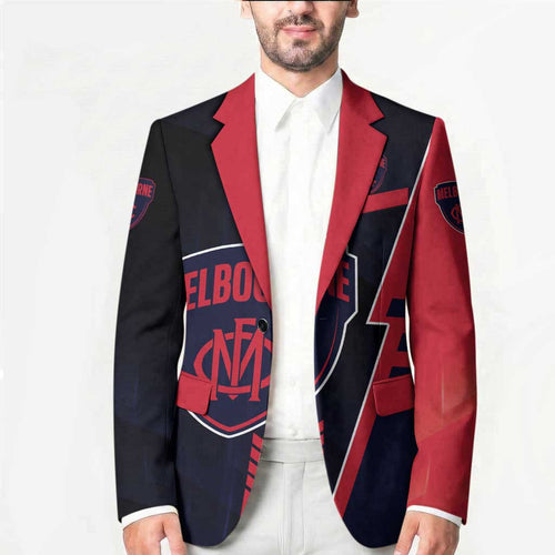 Personalized Melbourne Demons Blazer Modern Geometric Sports Graphic Style