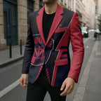 Personalized Melbourne Demons Blazer Modern Geometric Sports Graphic Style