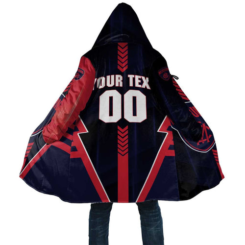 Personalized Melbourne Demons Cloak Modern Geometric Sports Graphic Style