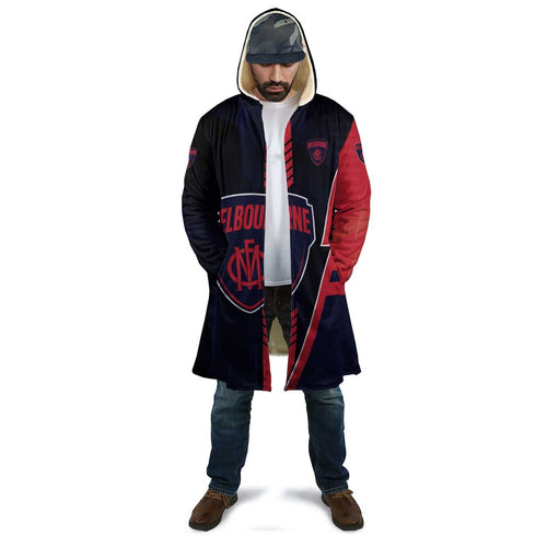 Personalized Melbourne Demons Cloak Modern Geometric Sports Graphic Style