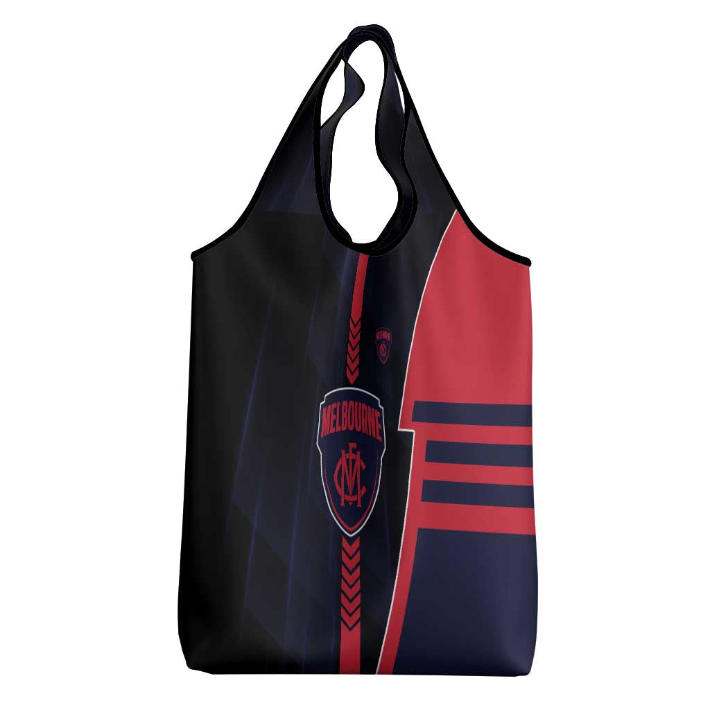 Melbourne Demons Grocery Bag Modern Geometric Sports Graphic Style